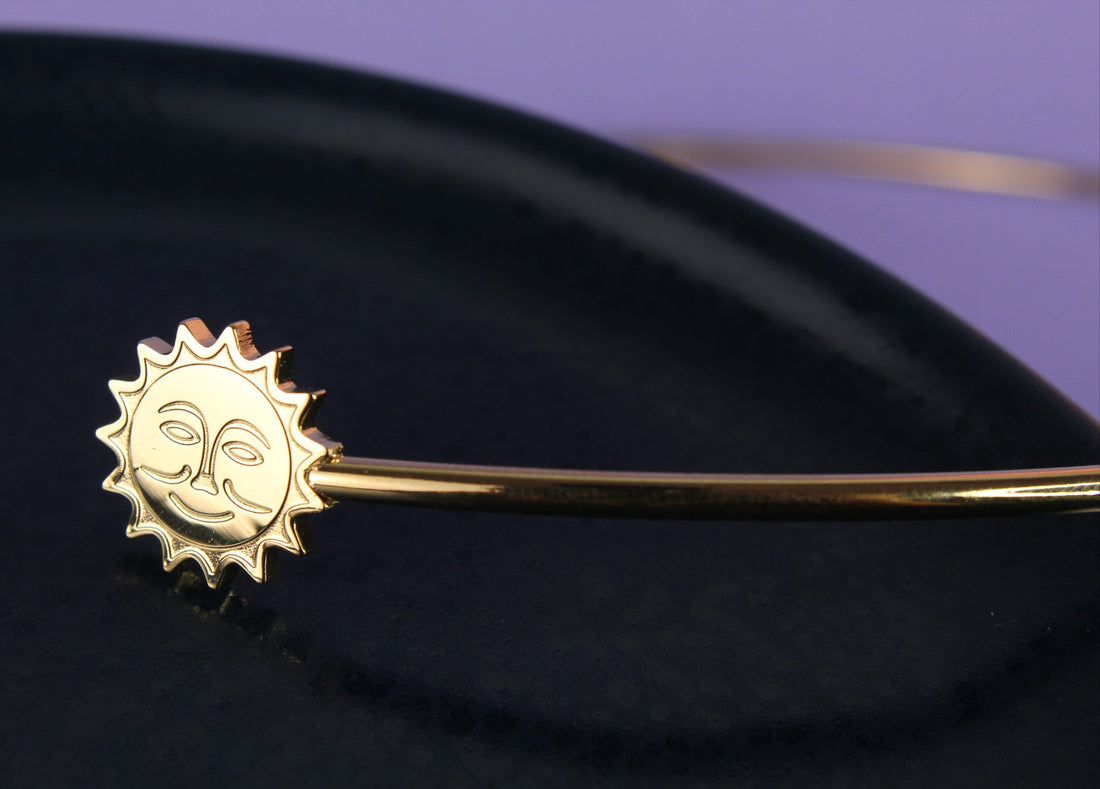 Collar Gargantilla Sol Luna 1018: Ref