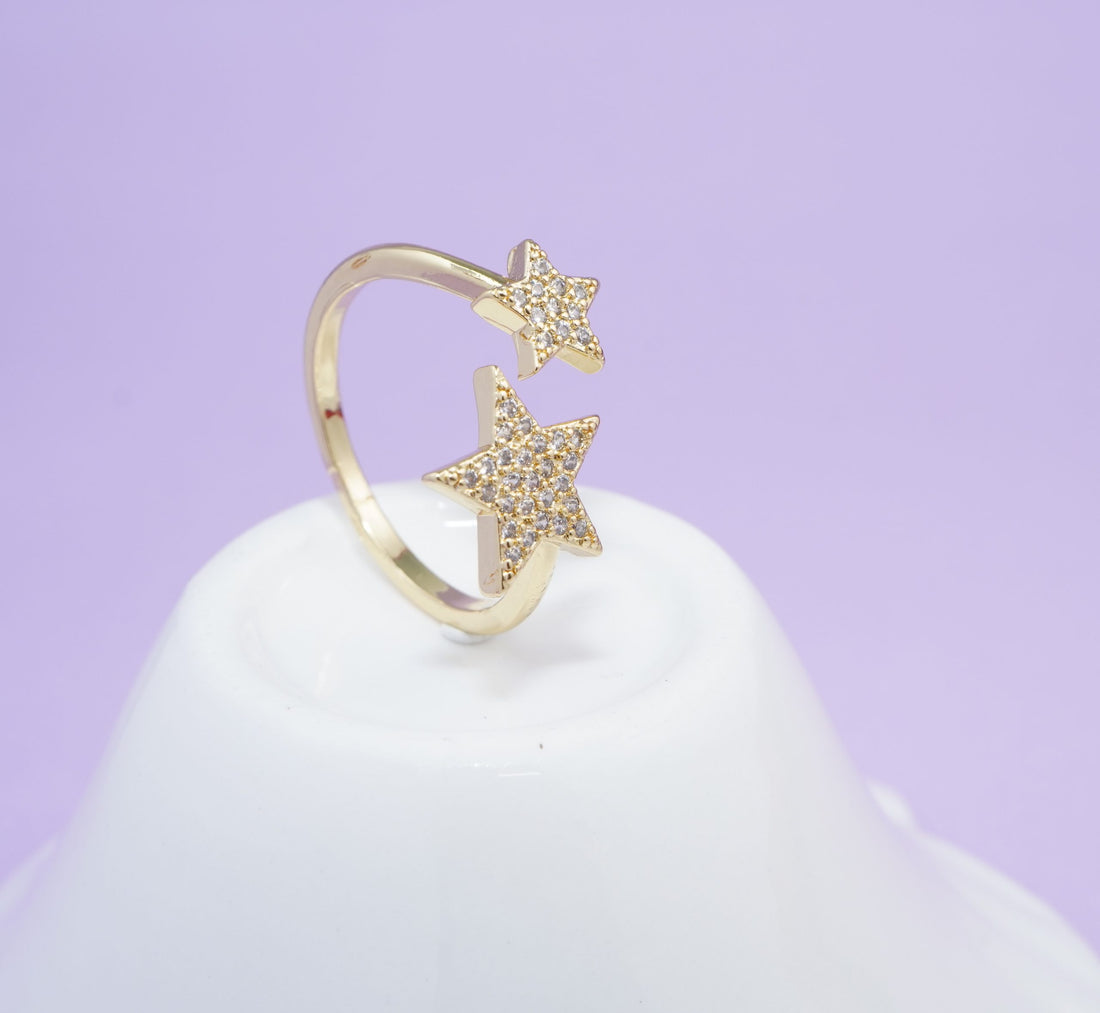 Anillo Estrellas Dorado 2710: Ref