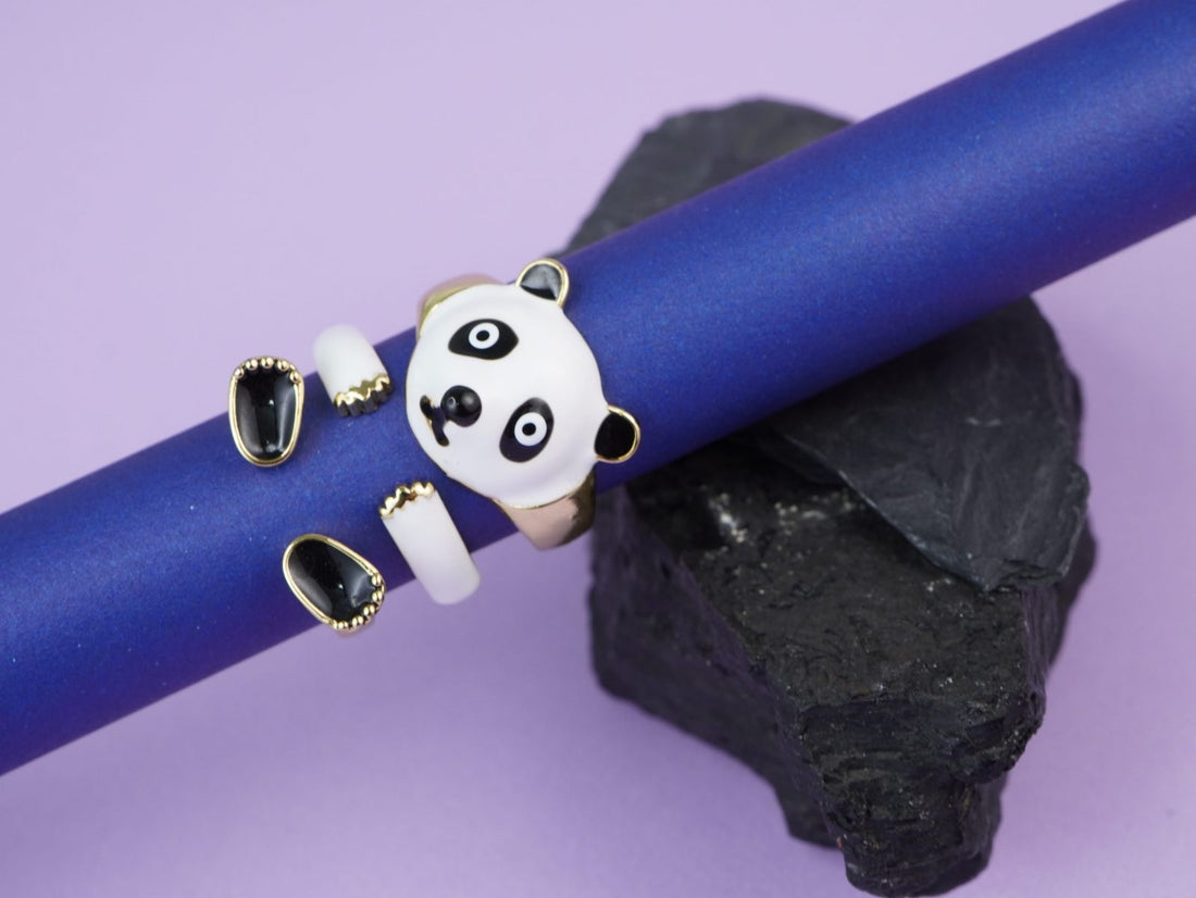 Set X3 Anillos Panda 2777: Ref