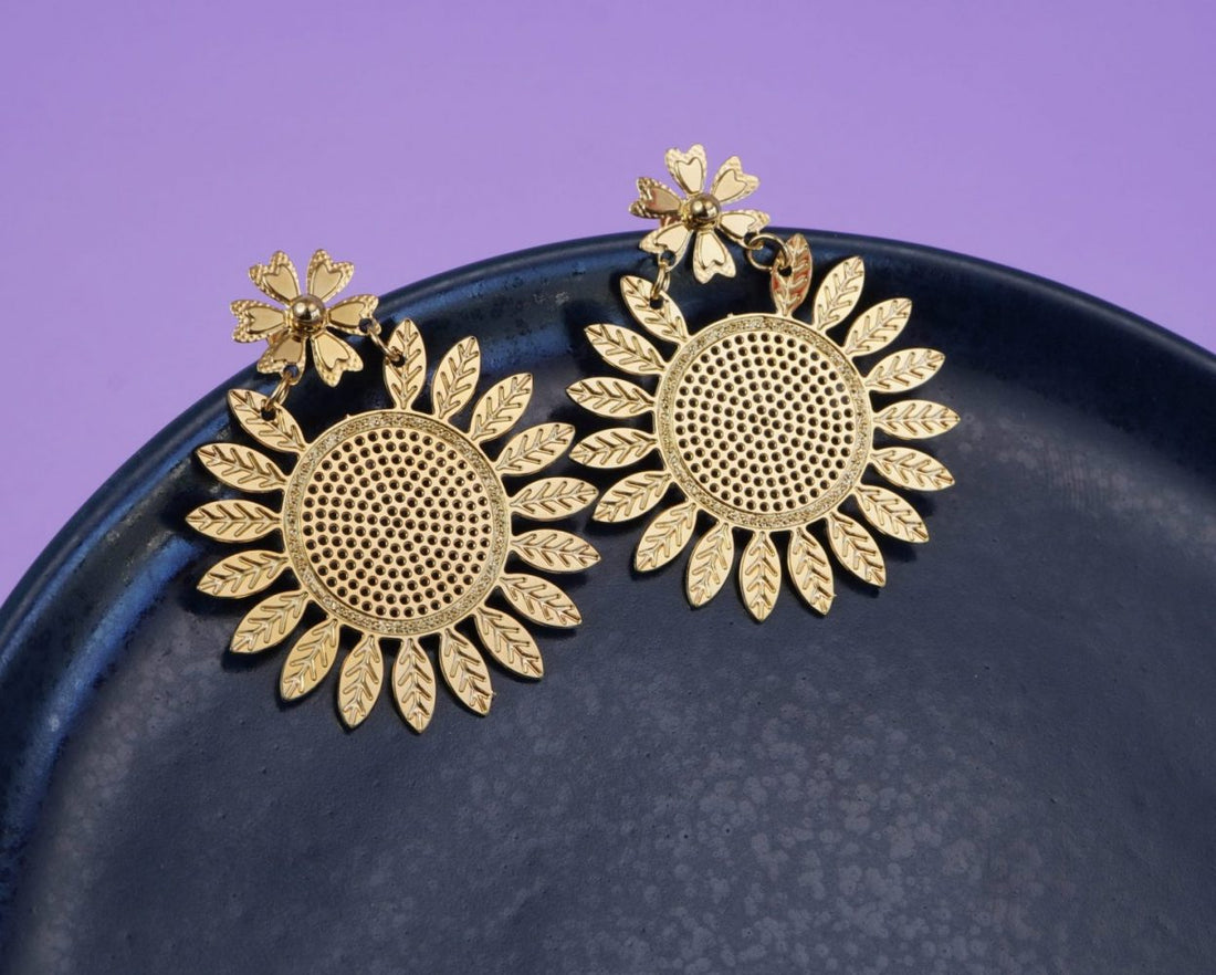 Aretes Girasoles 2980: Ref