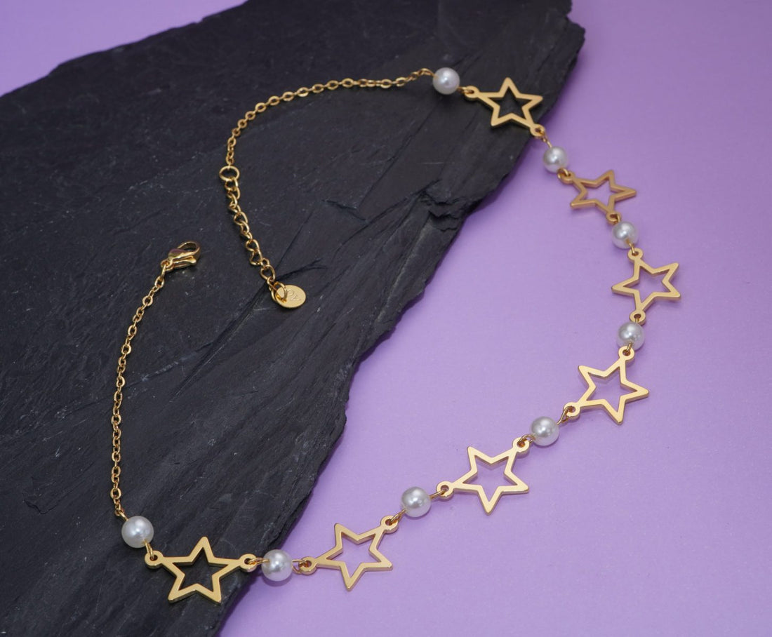 Chocker Estrellas Perlas 99665: Ref