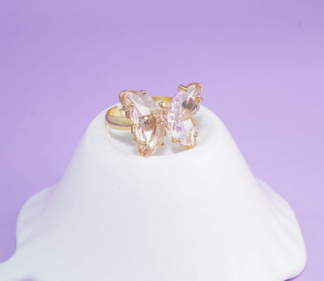 Anillo Mariposa Rosado 99685:Ref