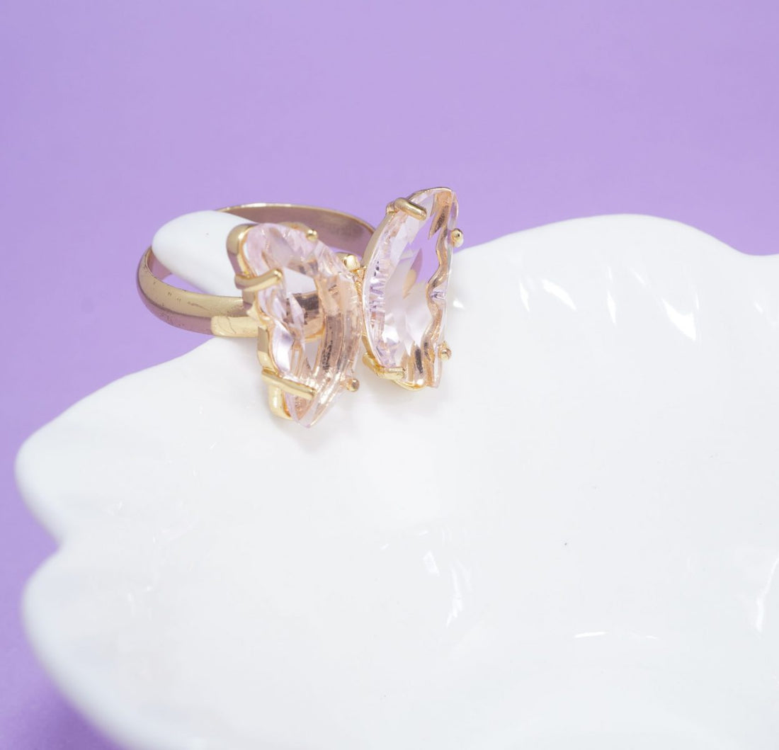 Anillo Mariposa Rosado 99685:Ref