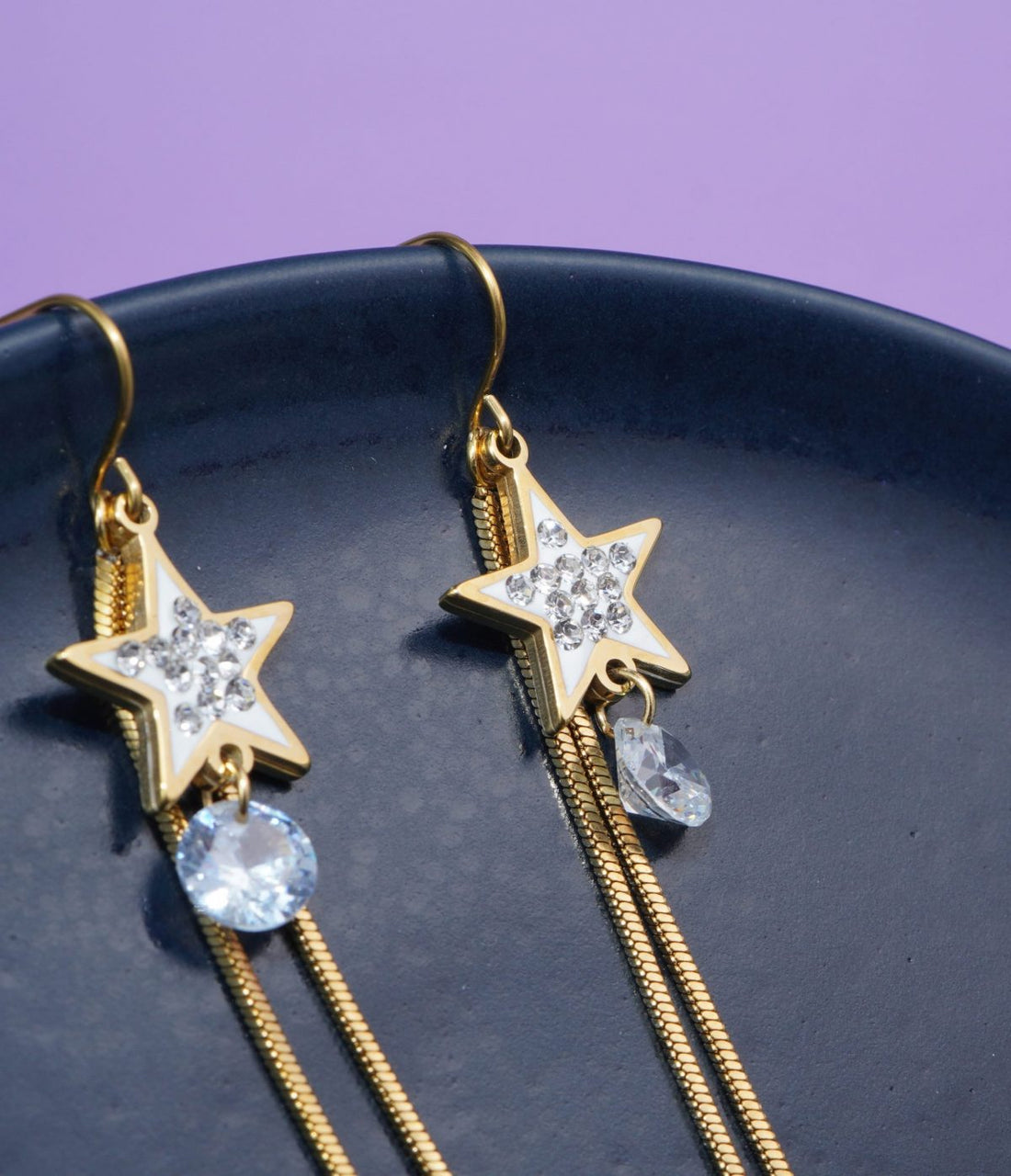 Aretes Estrellas Lazo 3035:Ref