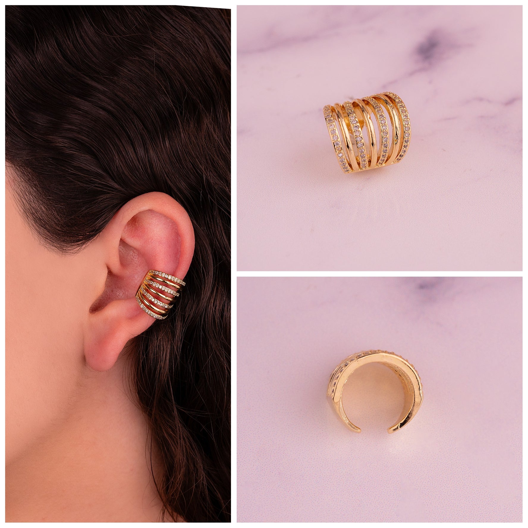 Ear Cuff Idalia Dorado Ref: E208