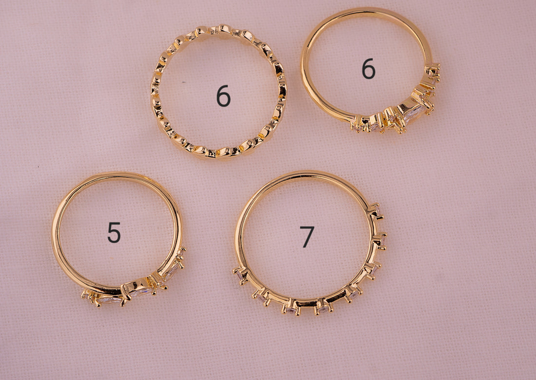 Set X 4 Anillos Roma Ref: J271