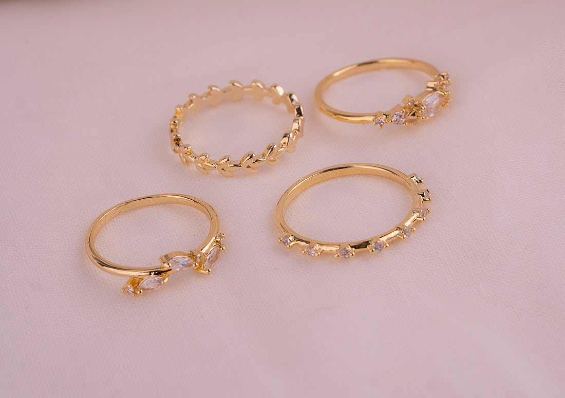 Set X 4 Anillos Roma Ref: J271