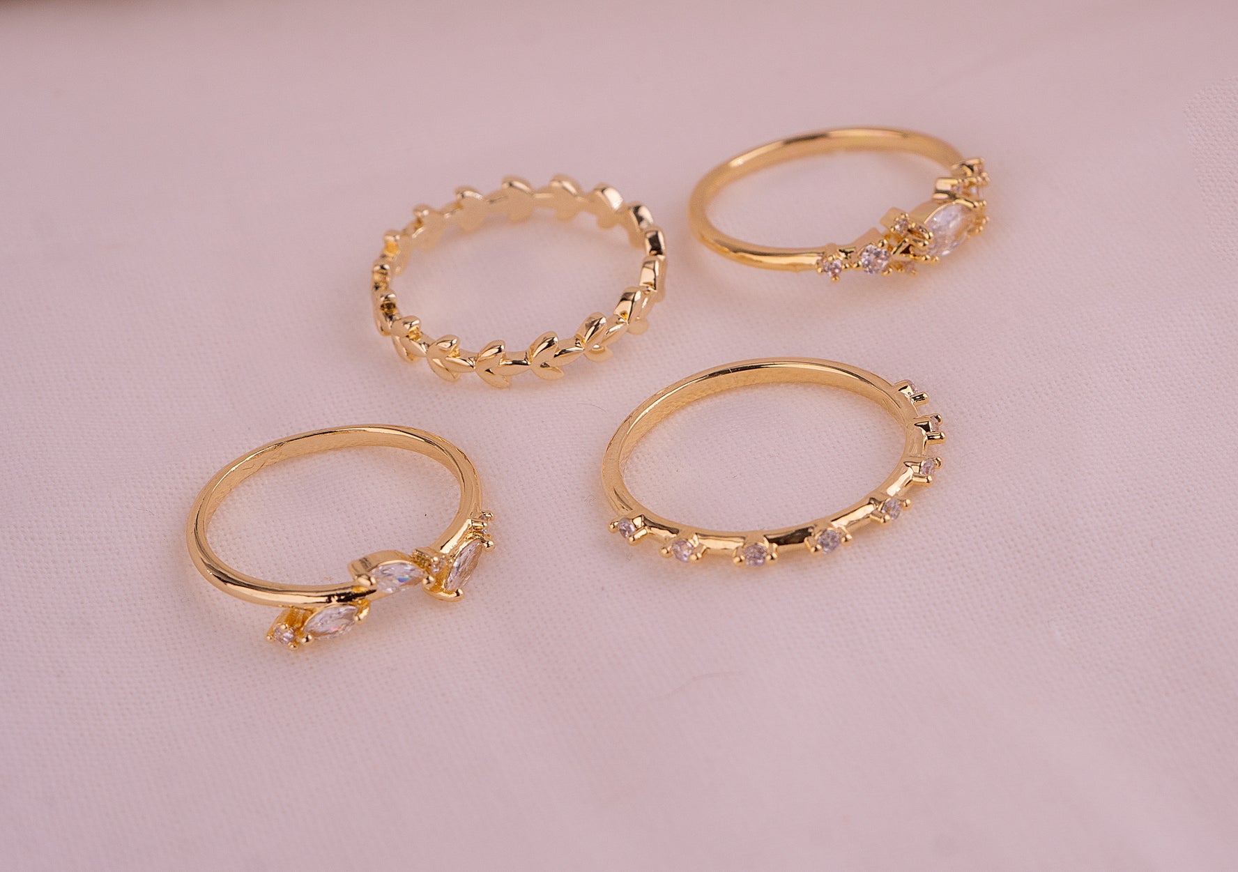 Set X 4 Anillos Roma Ref: J271