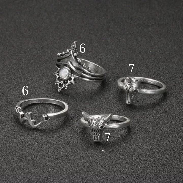 Set X 4 anillos West 552: Ref