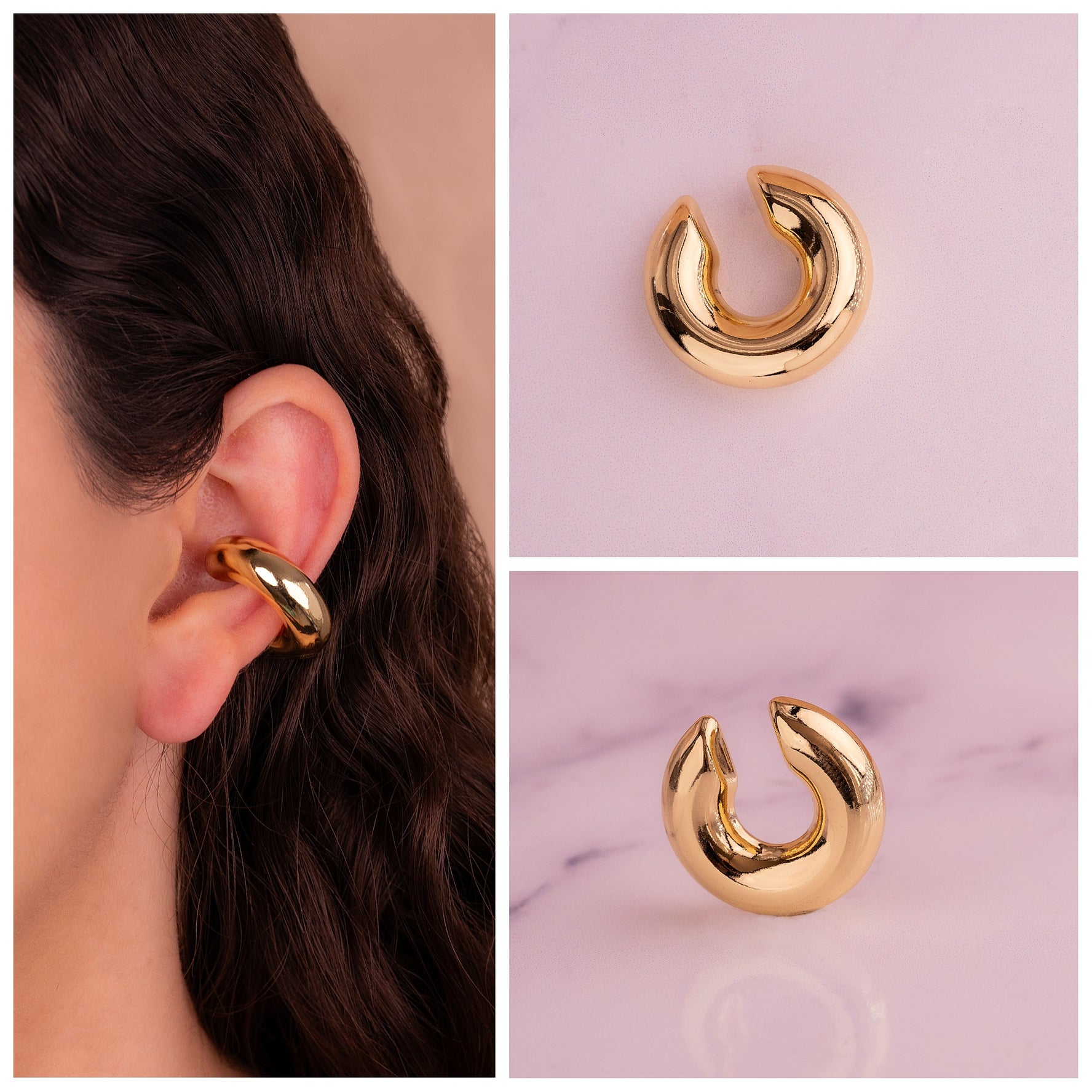 Ear Cuff Chunky Dorado Ref: E251