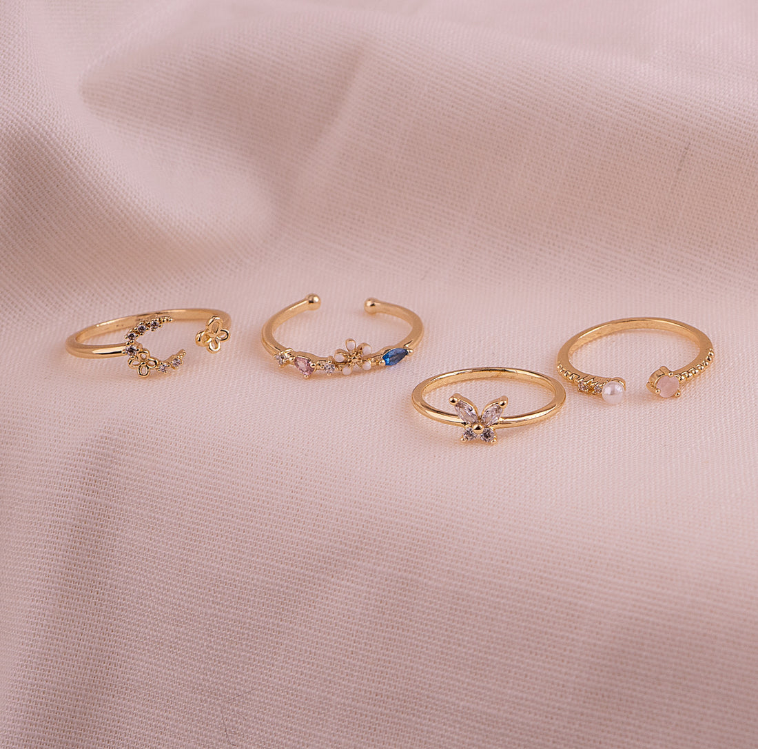 Set X4 Anillos Dafne Ref:J489