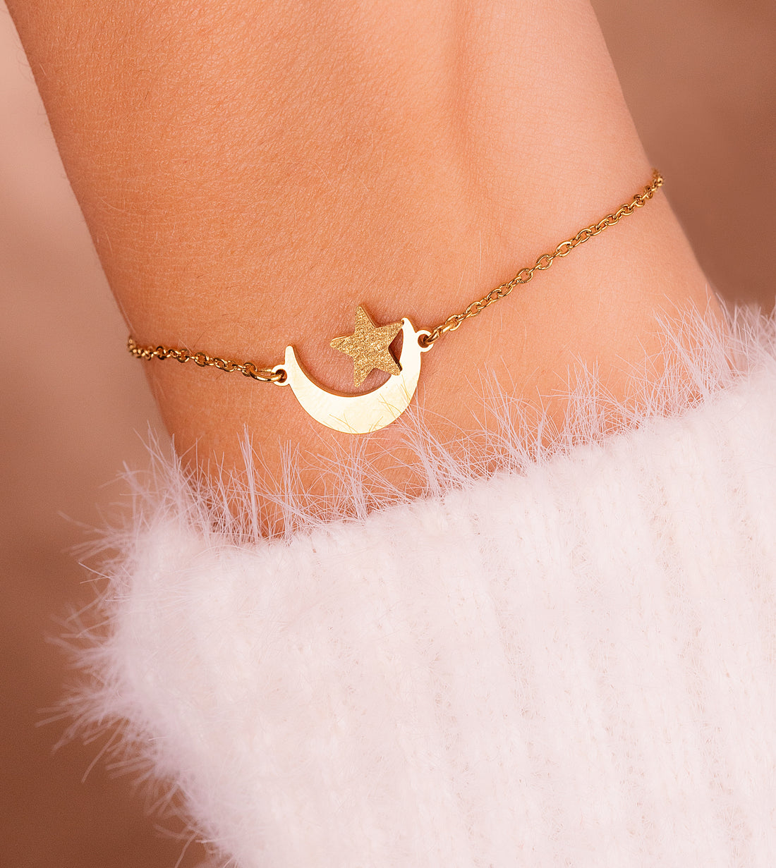 Pulsera Luna Dorada Ref: I113