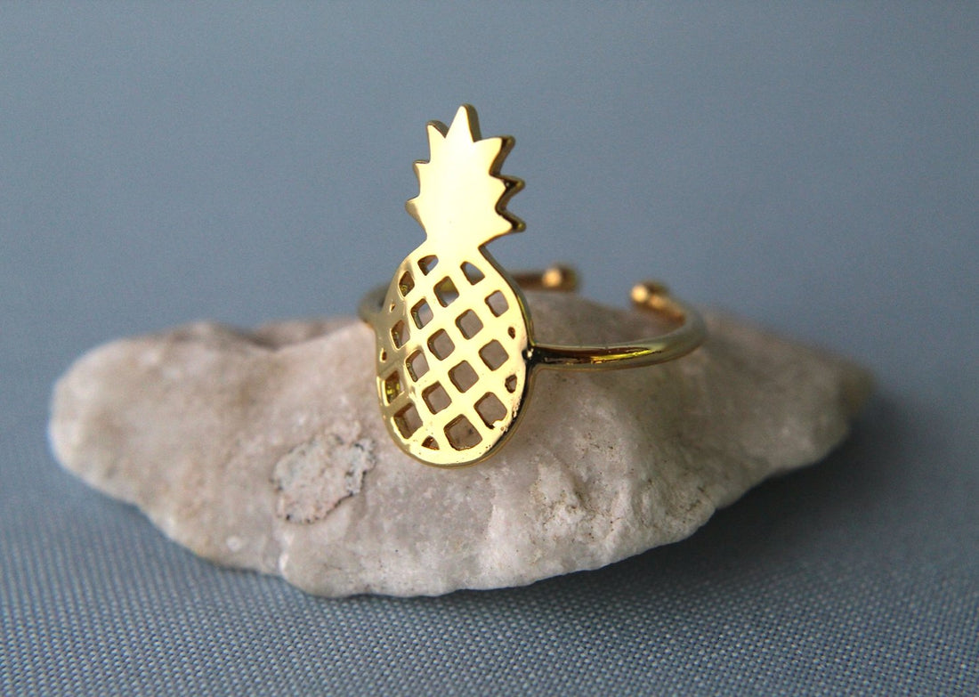 Anillo Piña Dorado 308: Ref