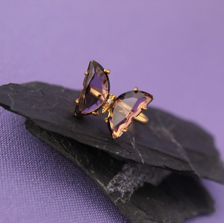 Anillo Mariposa Morada 1805: Ref