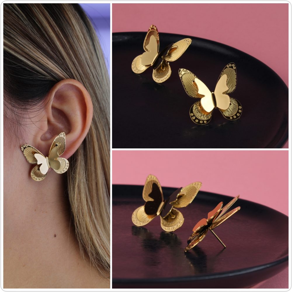 Aretes Mariposas 99974: Ref