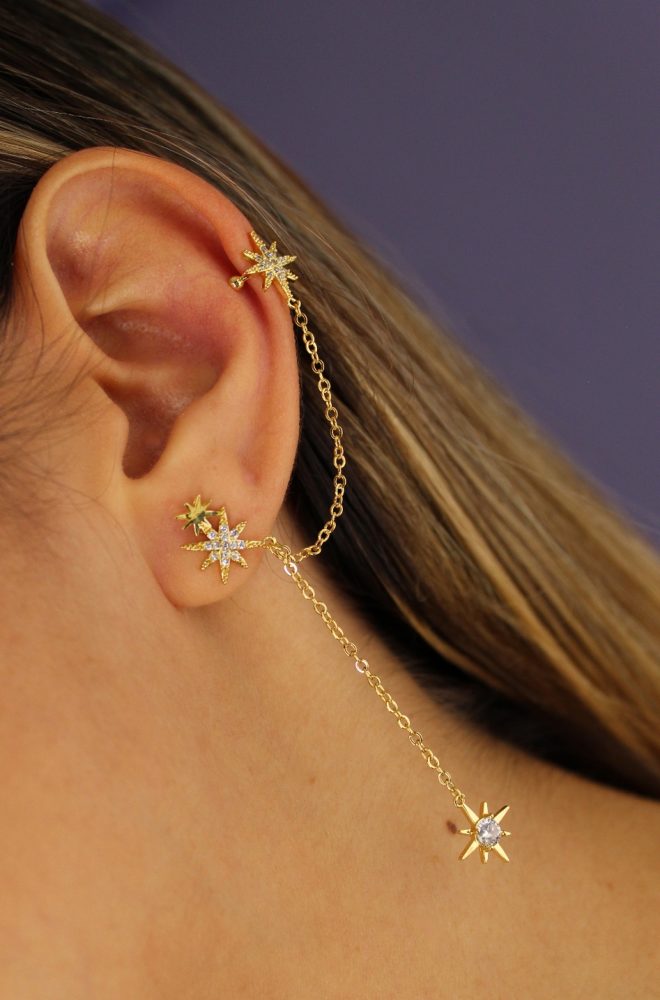 Ear Cuff Belén Dorado E286: Ref