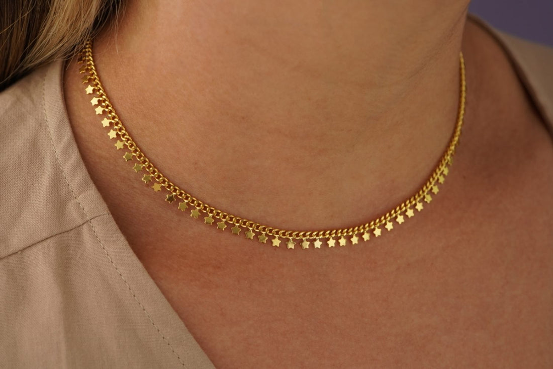 Chocker Estrellitas Dorado 99732: Ref