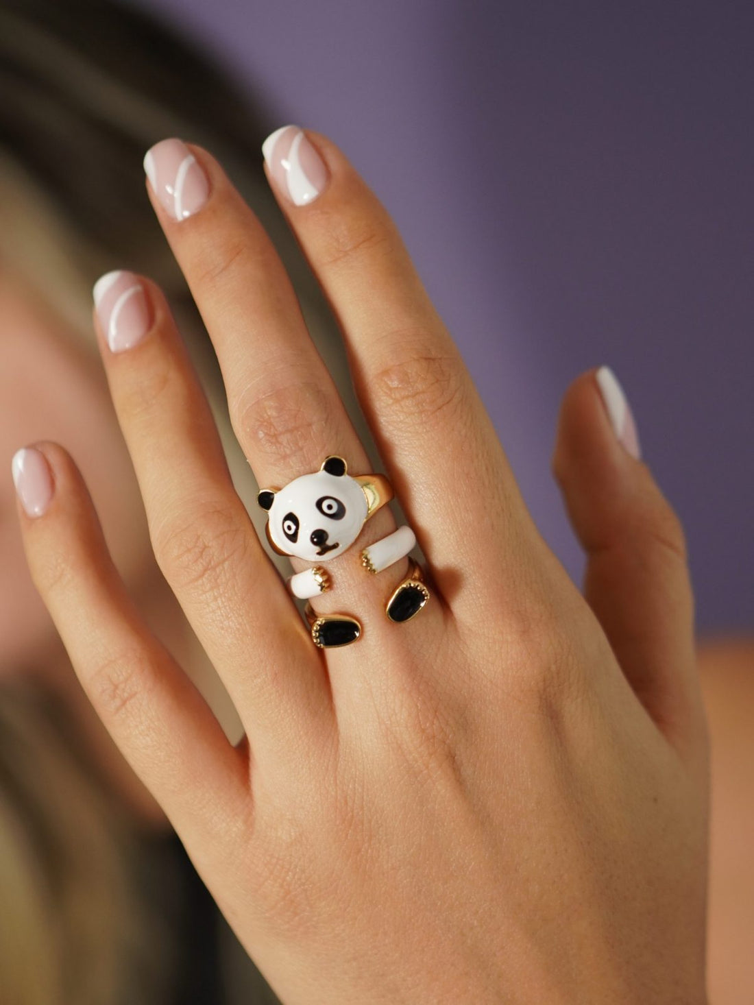 Set X3 Anillos Panda 2777: Ref