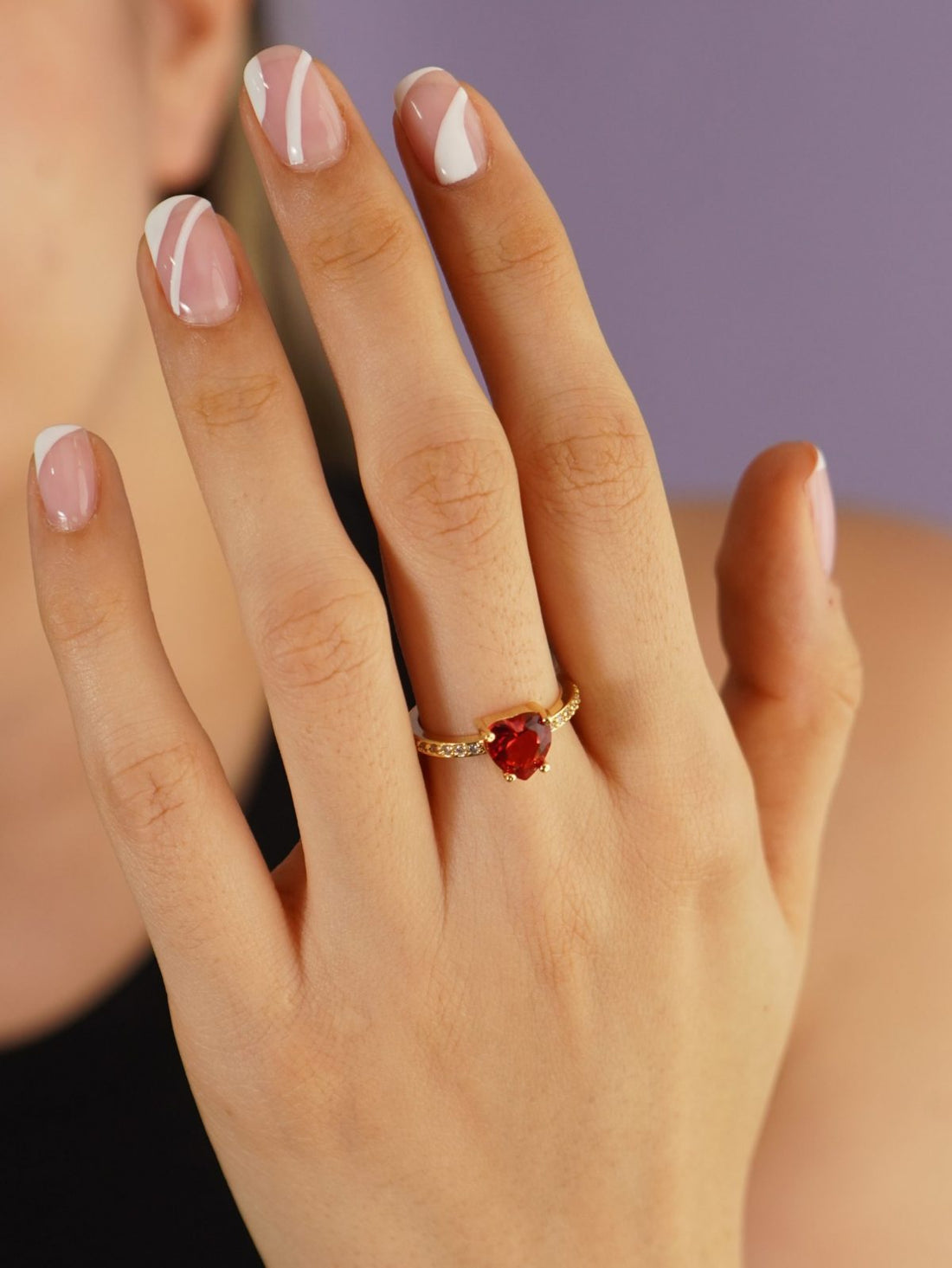 Anillo Corazón Rojo 99778:Ref