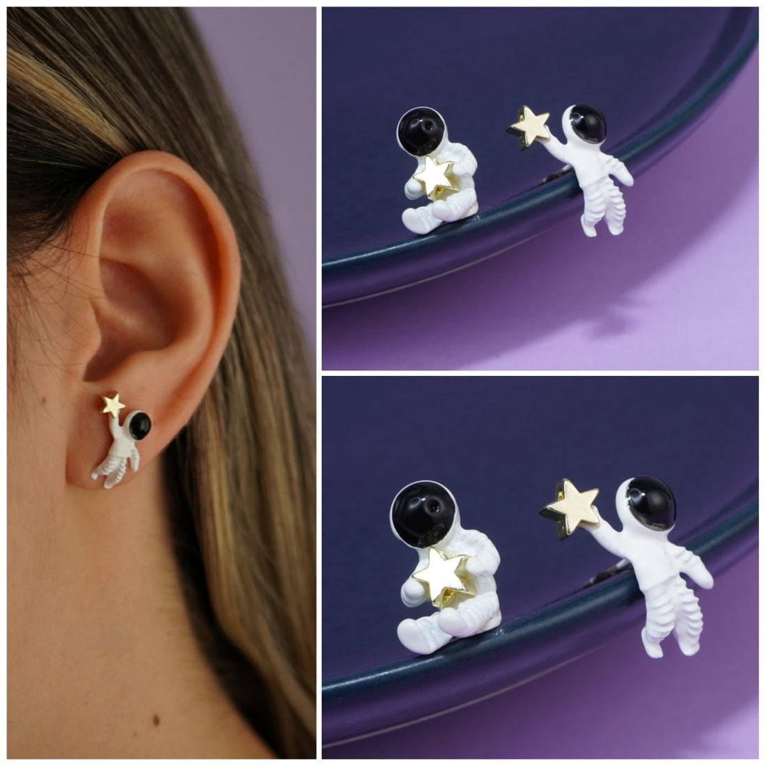 Aretes Dos Astronautas B2341: Ref