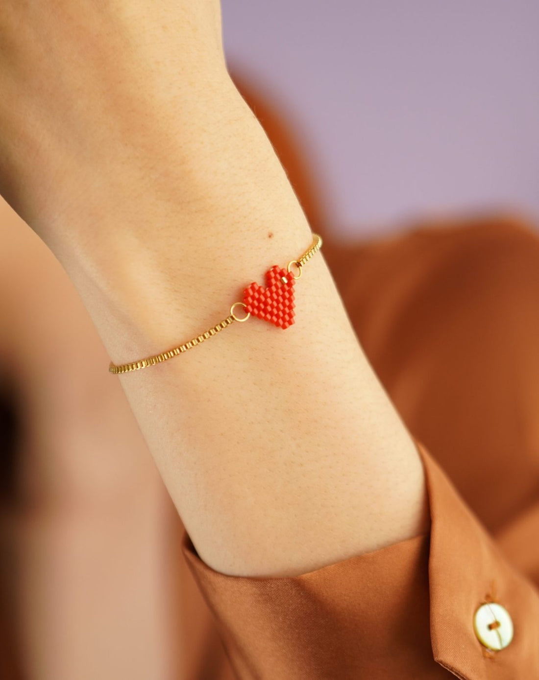 Pulsera Corazón Miyuki Ref: I488