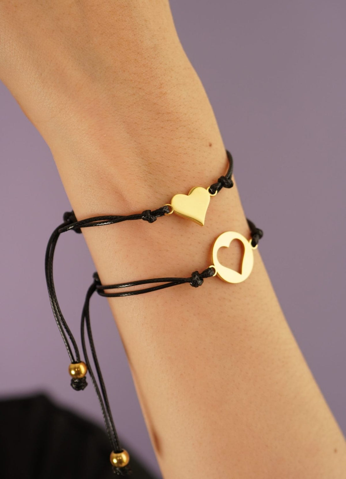 Par Pulseras Corazones  Ref: I508