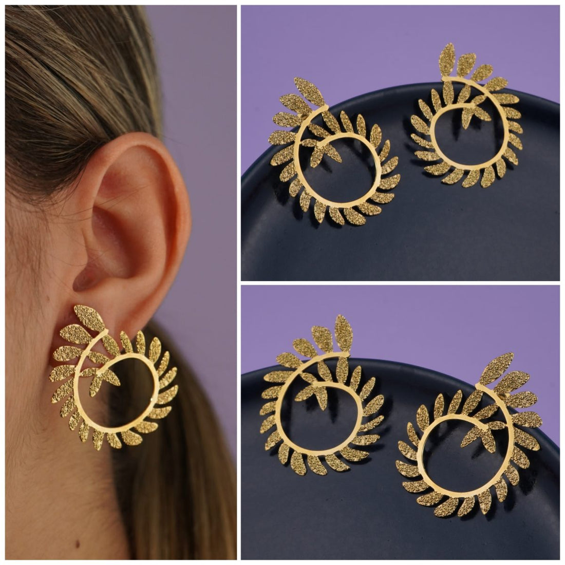 Aretes Espiral Hojas 2894: Ref