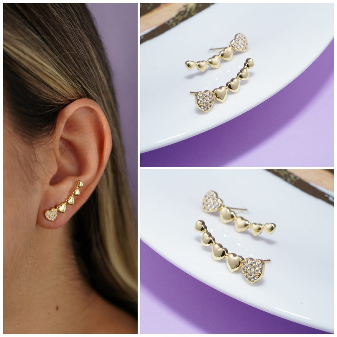 Aretes Arco Corazón 2950: Ref