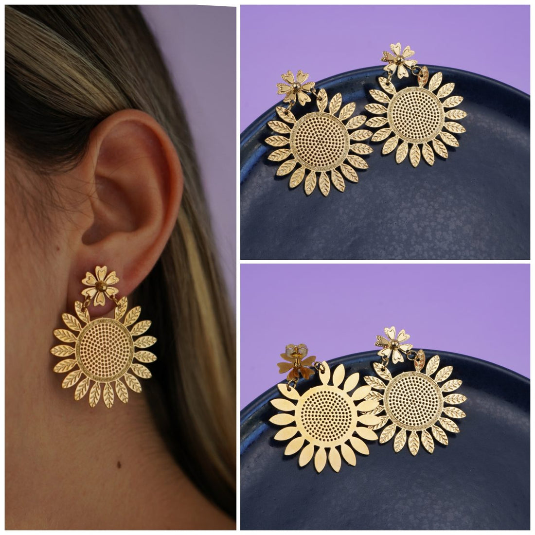 Aretes Girasoles 2980: Ref