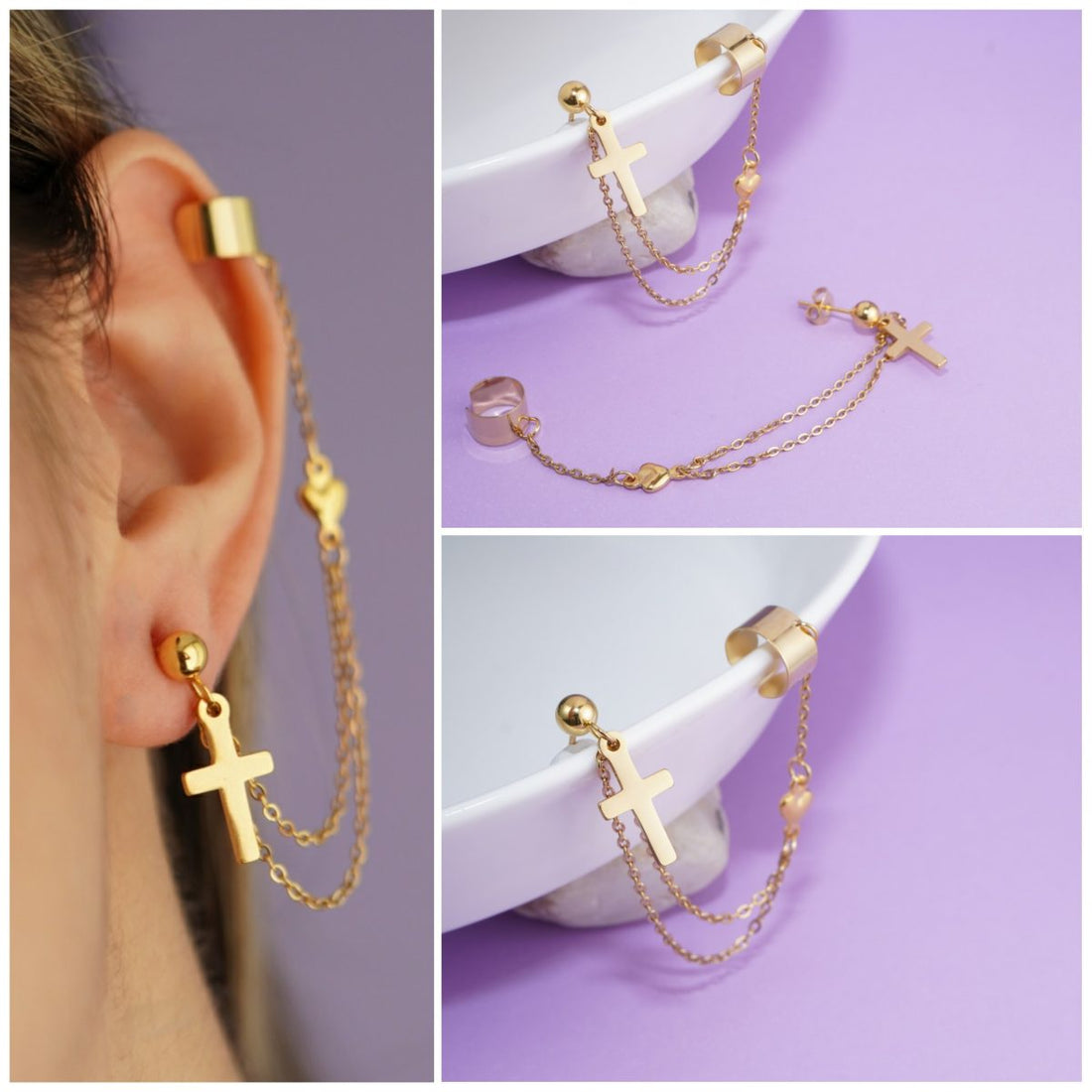 Par Ear Cuff Cruces 4002:Ref