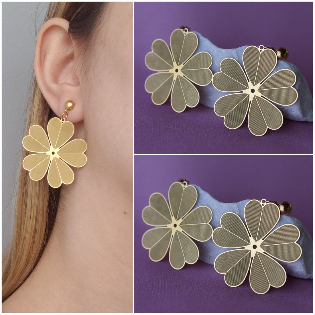 Aretes Filigrana Flor 469: Ref