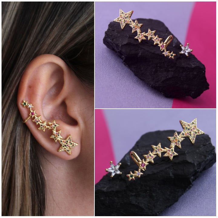 Ear Cuff Estrellas Circones 1529: Ref