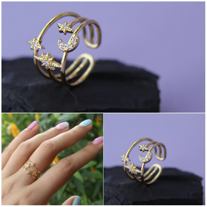 Anillo Cielo Dorado 1590: Ref