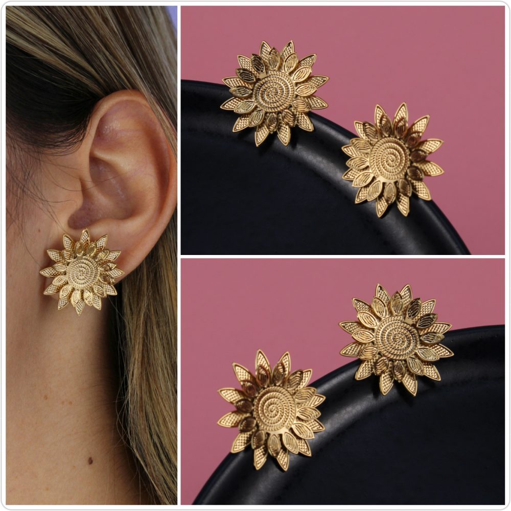 Aretes Girasoles 99963: Ref