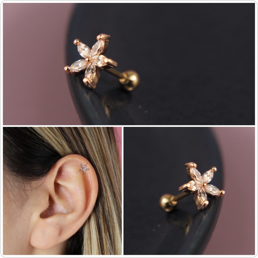 Piercing Flor Rosa 2089: Ref