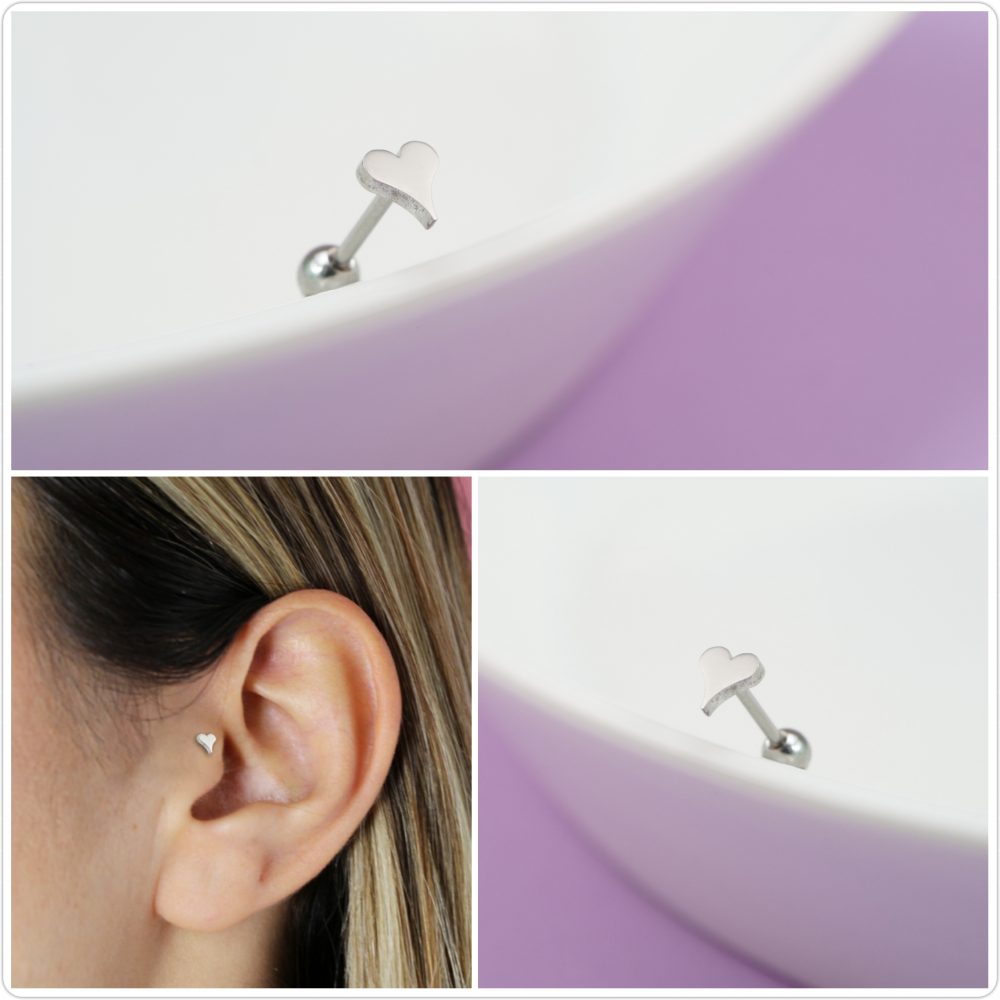 Piercing Coraz?n Mini Plateado 2467: Ref