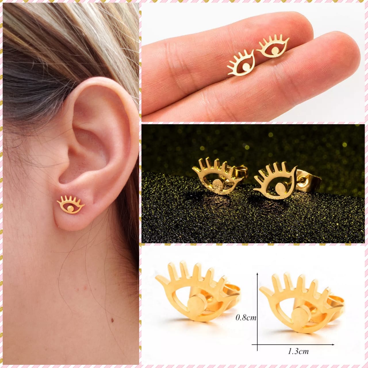 Topitos Ojos Dorados 1609 Ref Sublime Tentacion