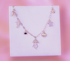 Collar Océano Dorado Ref: D463