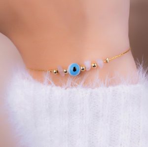 Pulsera Ojo Cuarzo Ref: I492