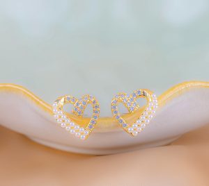 Topos Corazones Perlas Ref: L1196