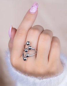 Anillo Greta Plateado Ref:A1742