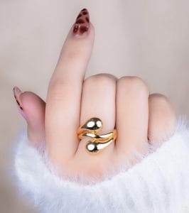 Anillo Cleo Dorado Ref: A2302