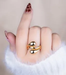 Anillo Cleo Dorado Ref: A2302