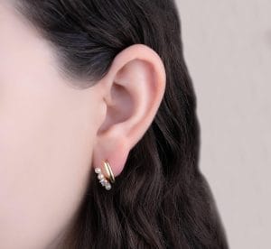 Aretes Lía Dorados Ref: B2942