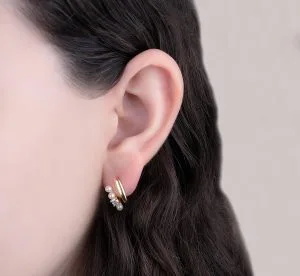 Aretes Lía Dorados Ref: B2942