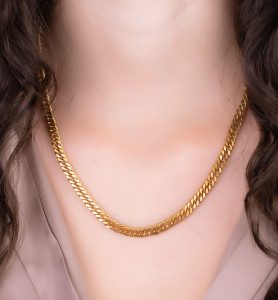 Cadena Cubana Dorada Ref: D208