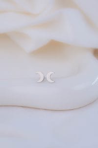 Topitos Lunas Plateados Ref: L1914