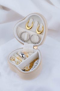 Joyero Viajero Corazón Beige Ref: Z012